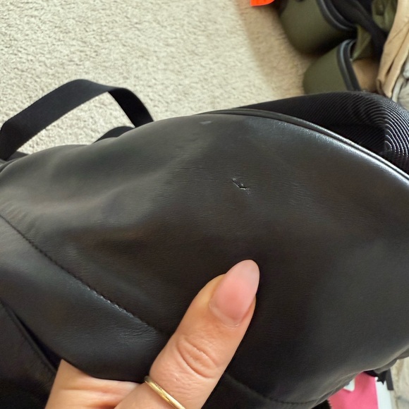 Saint Laurent city backpack in black leather